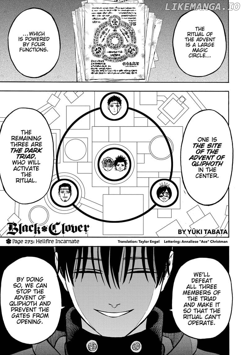 Black Clover chapter 275 image 01